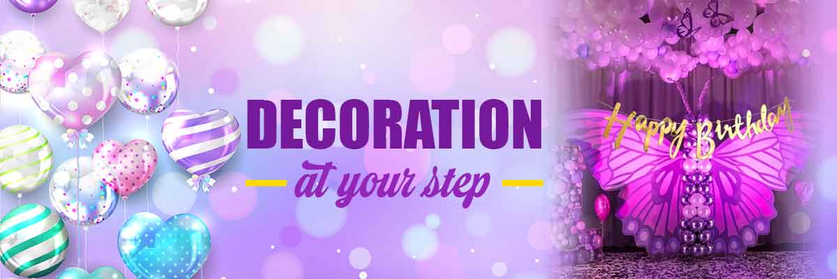 Decoration services, Balloon decoration , decoration for birthday party